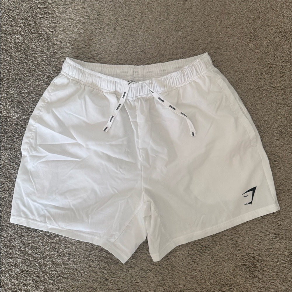 Gymshark White Workout Shorts